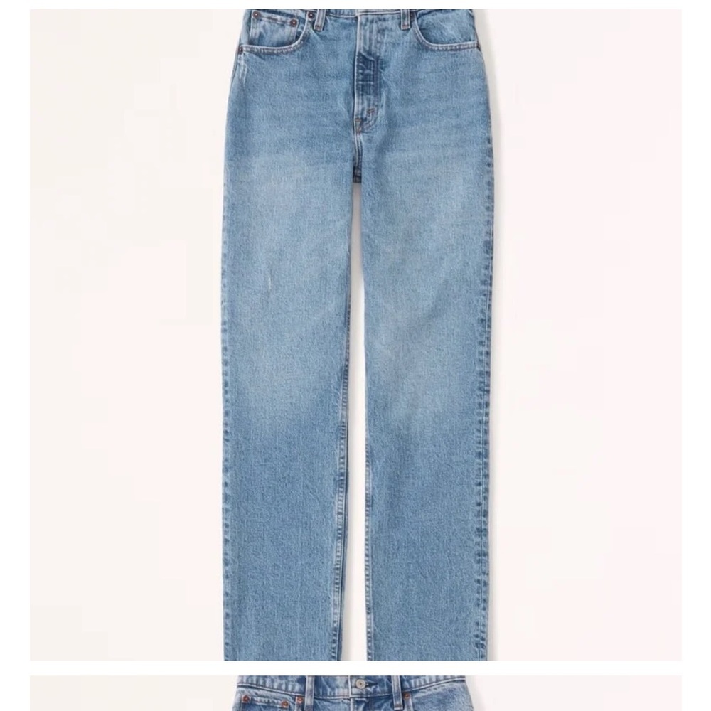 abercrombie curve love high rise 90s relaxed jean 31/12